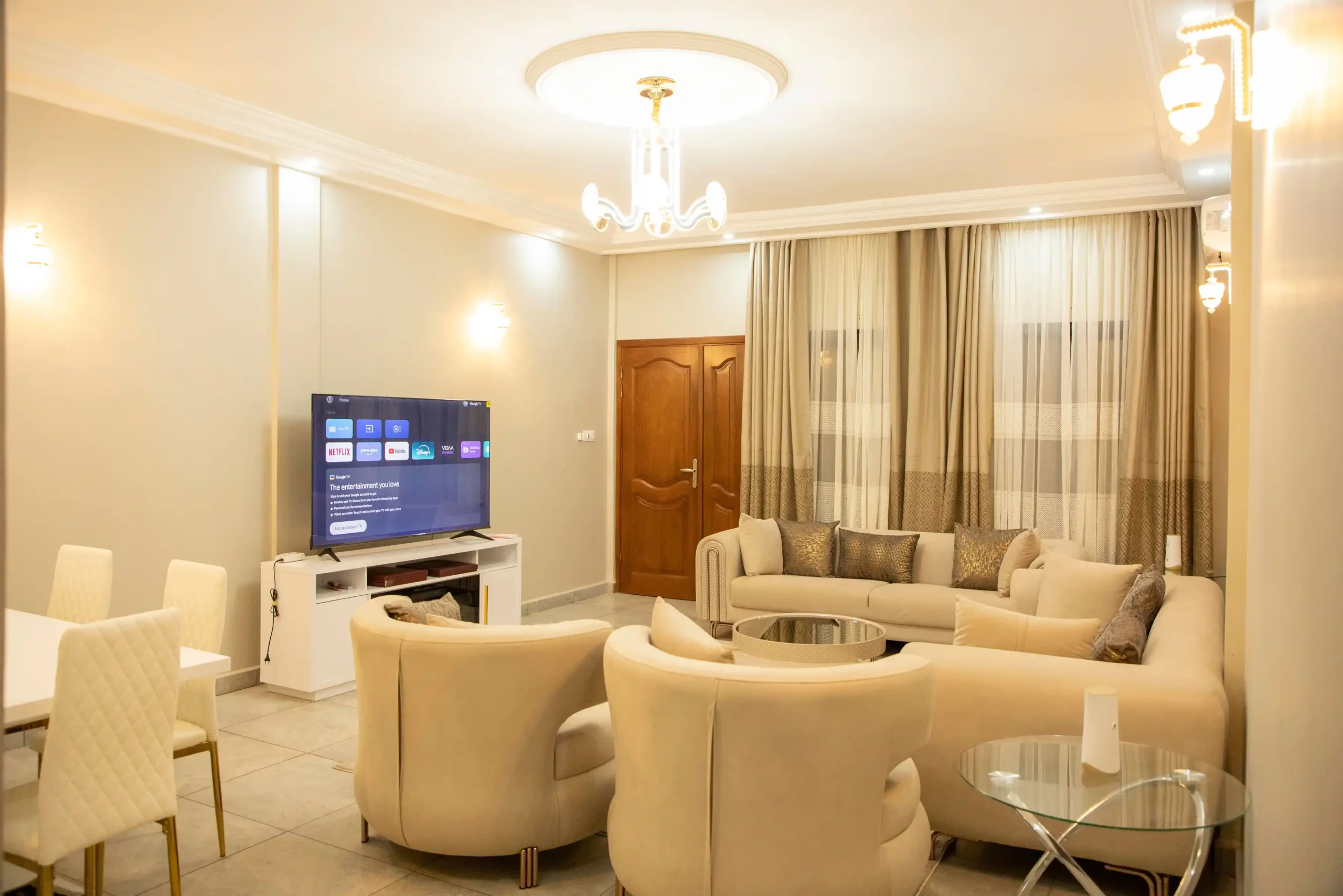 Studio apartment balcony panoramic view Yaoundé
